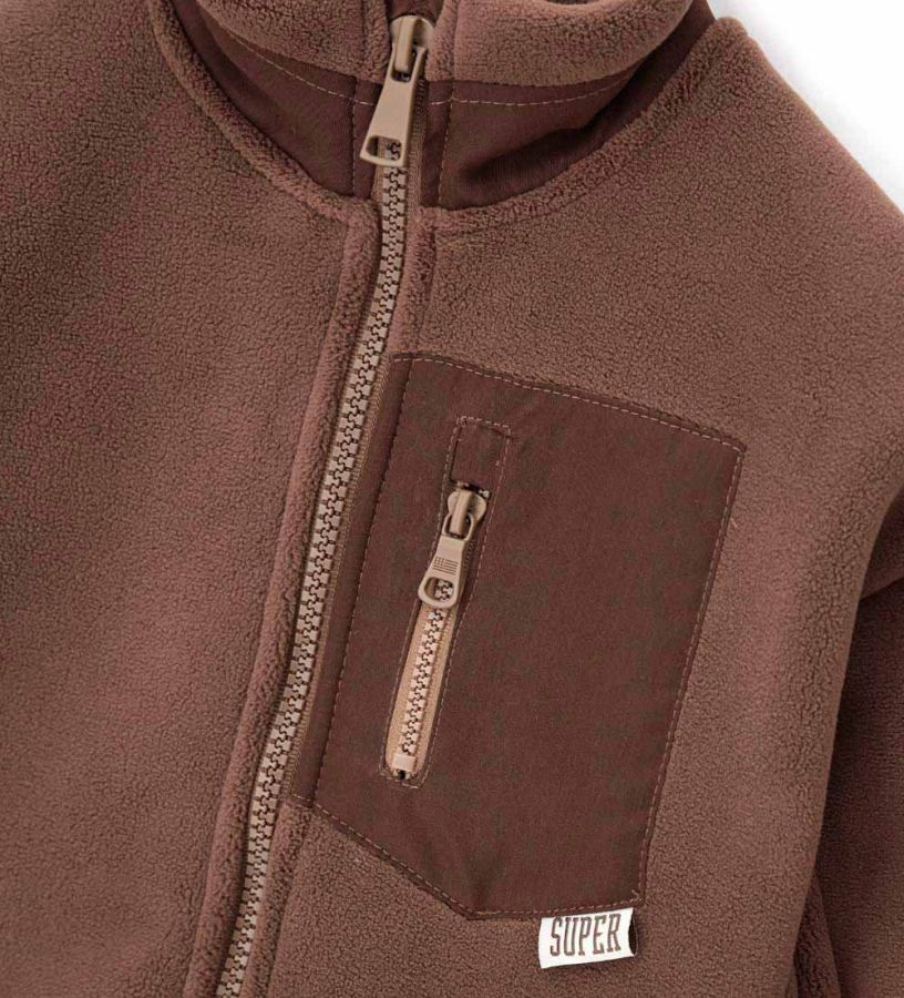 Sheepskin sweatshirt