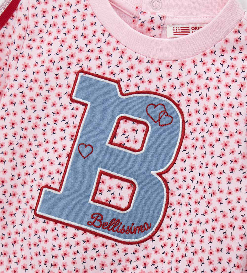 Overall with side stripes