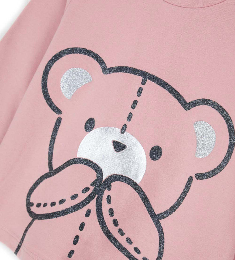 T-shirt with ruffles