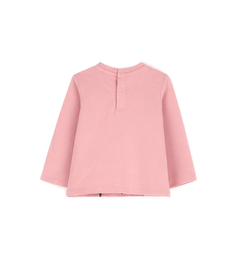 T-shirt with ruffles