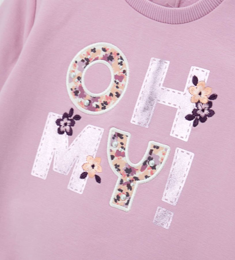 Floral print sweatshirt