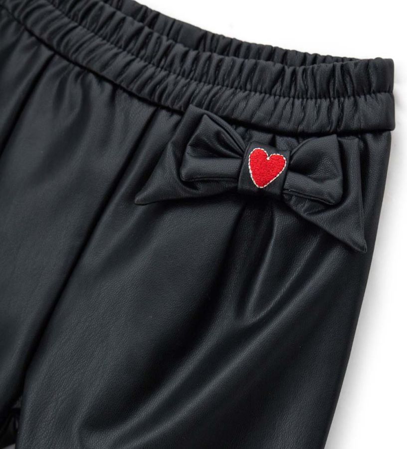 Eco-leather trousers