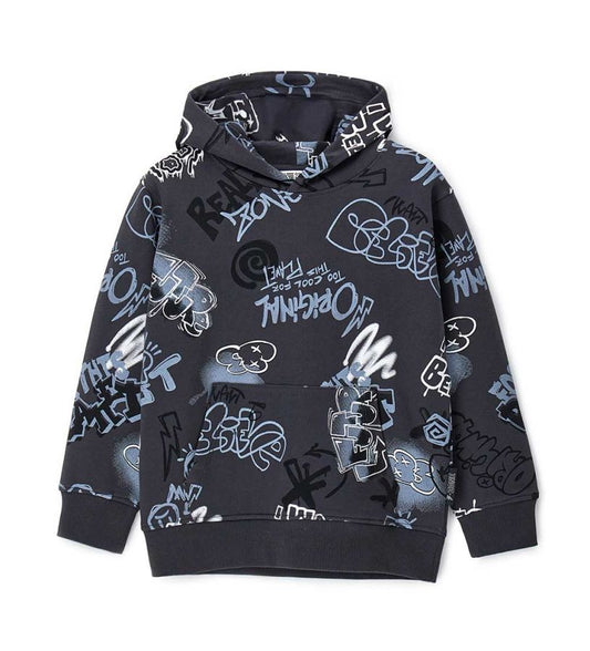 Oversized sweatshirt with print