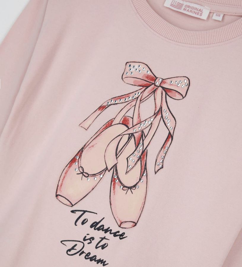 T-shirt with rhinestone