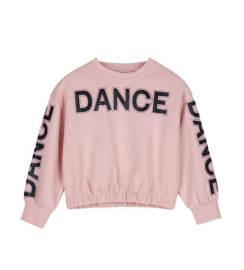 Glitter print sweatshirt