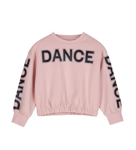 Glitter print sweatshirt