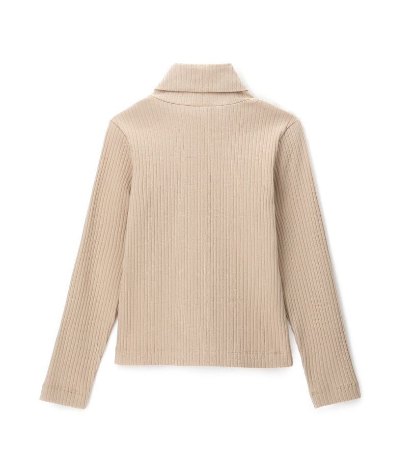Ribbed turtleneck