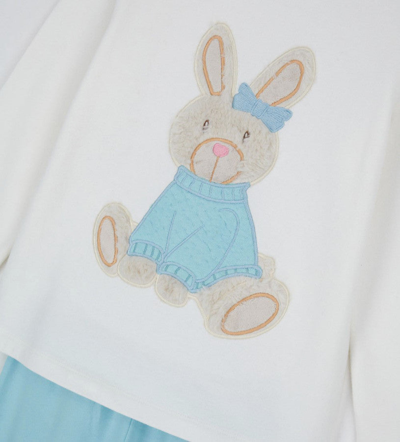 Cotton sweatshirt pajamas