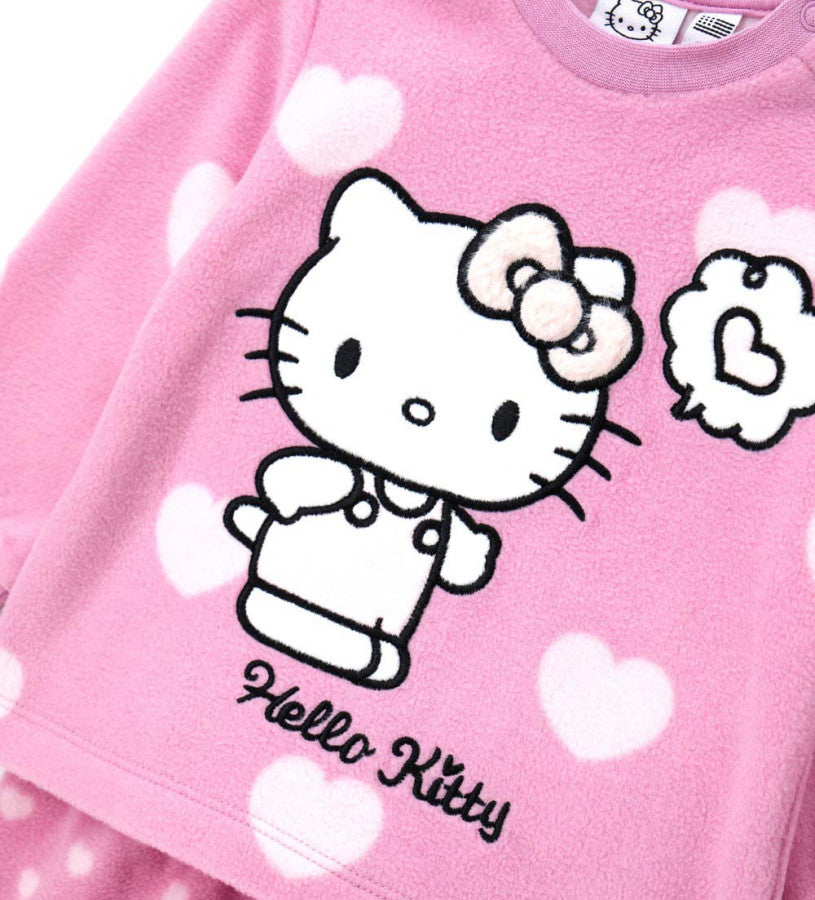 Hello Kitty fleece pajamas