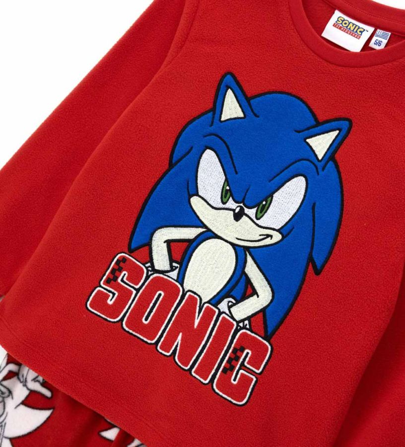 Sonic fleece pajamas