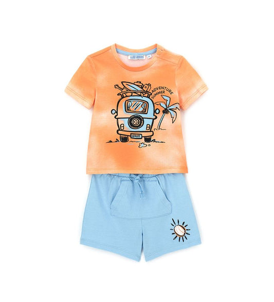 T-shirt and bermuda shorts set