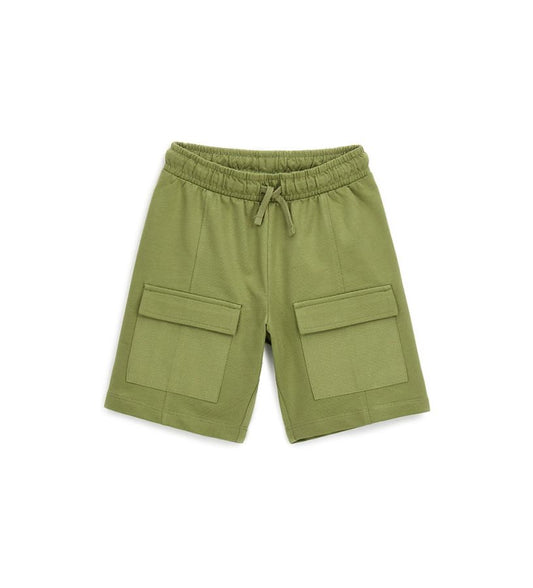 Cotton sweat bermuda shorts