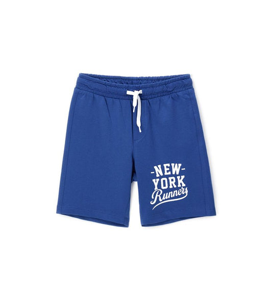 Cotton sweat bermuda shorts