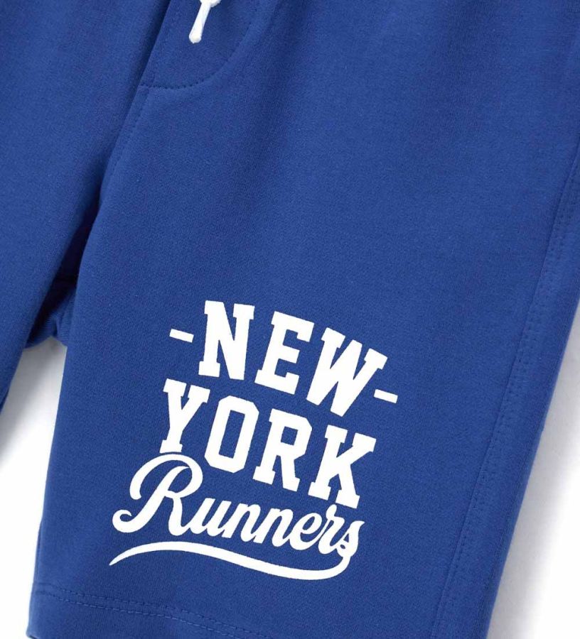 Cotton sweat bermuda shorts