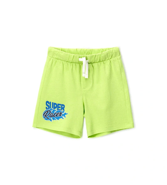 Green bermuda shorts
