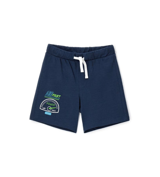 Blue bermuda shorts