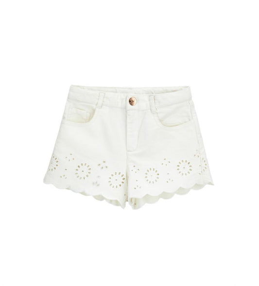 Shorts with embroidery