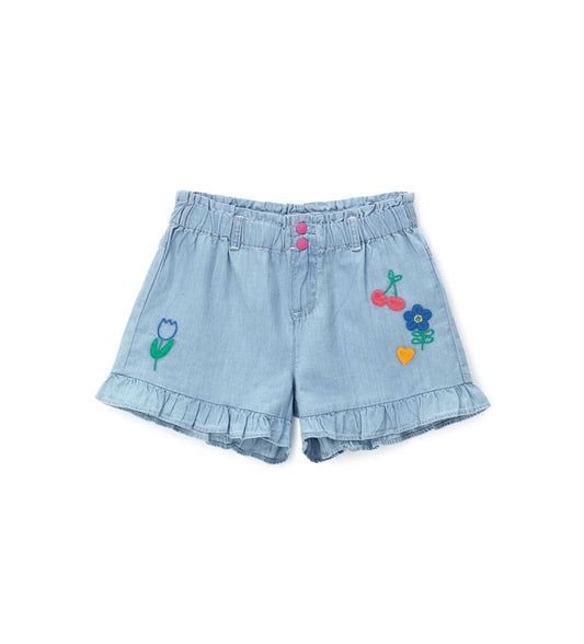 Denim shorts