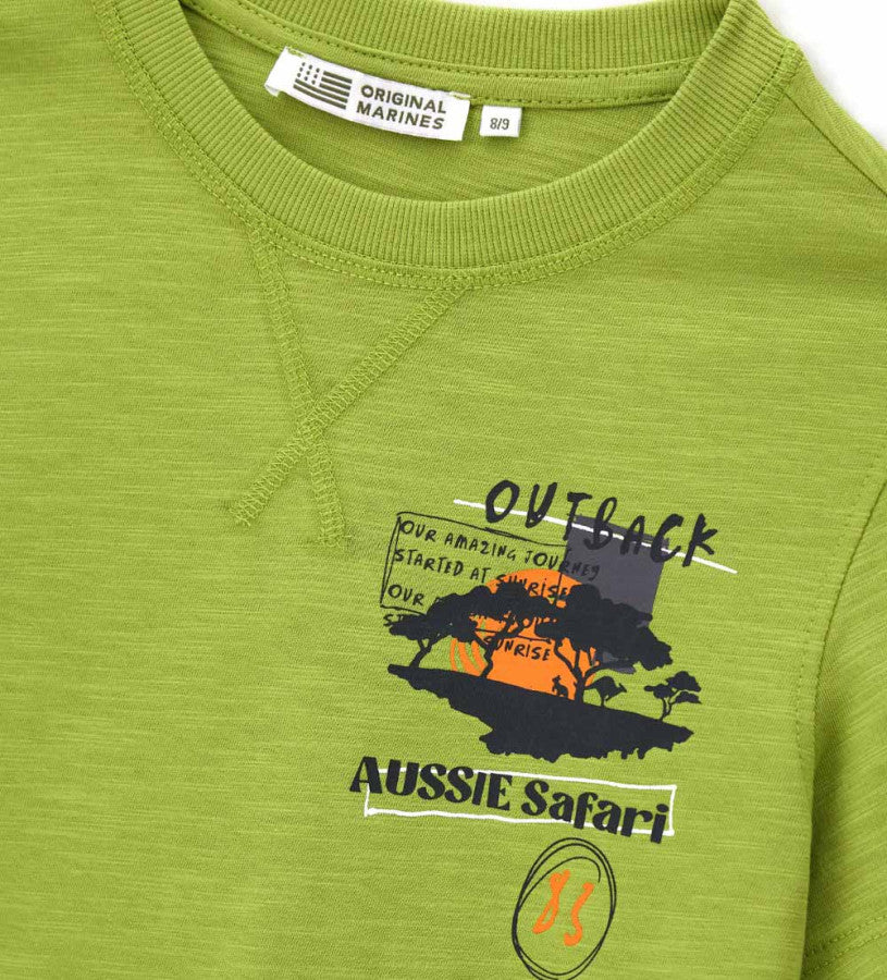 T-shirt with application