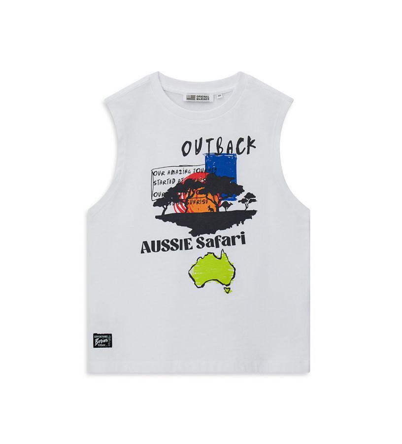 Tank top with print
