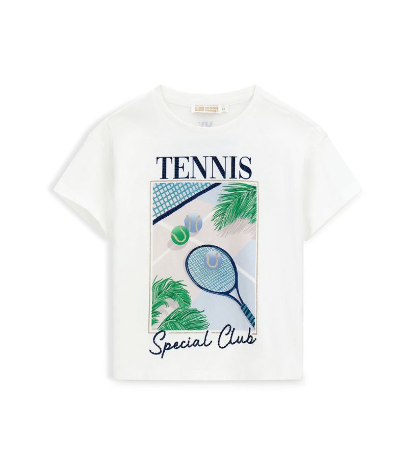 T-shirt with rhinestone