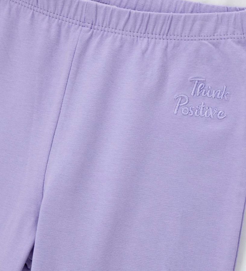leggings with embroidery