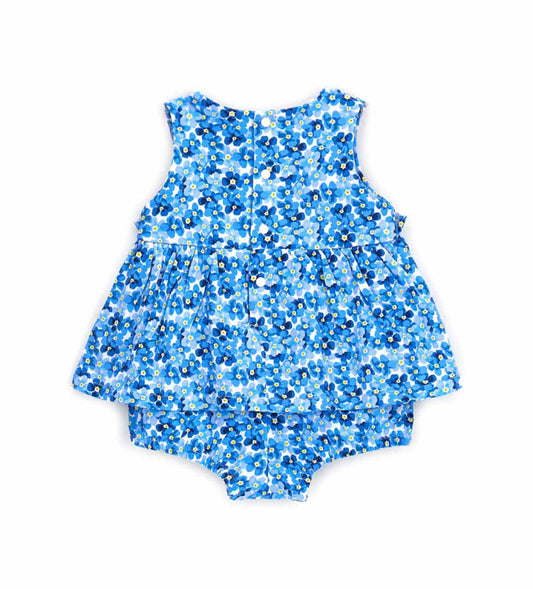 Ruffled romper