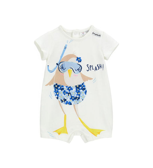 Romper with print