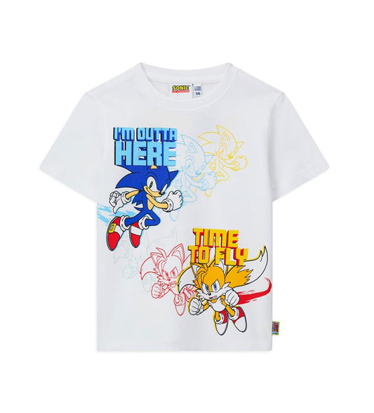 Sonic white t-shirt