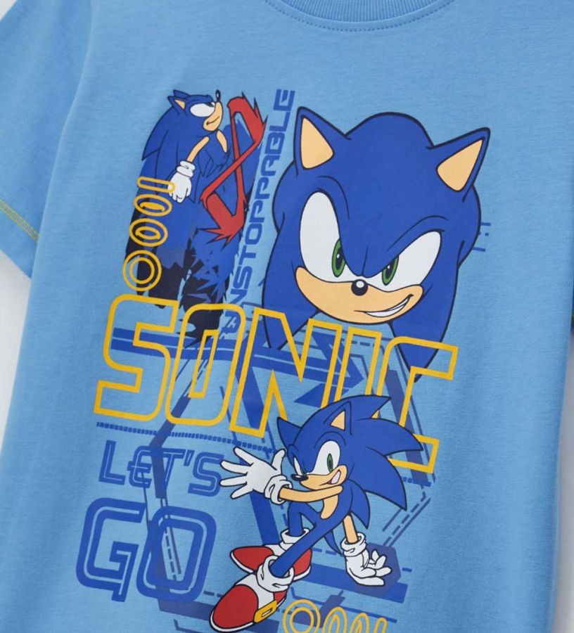 Sonic blue t-shirt