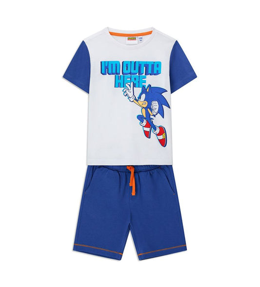 Sonic t-shirt and bermdua set