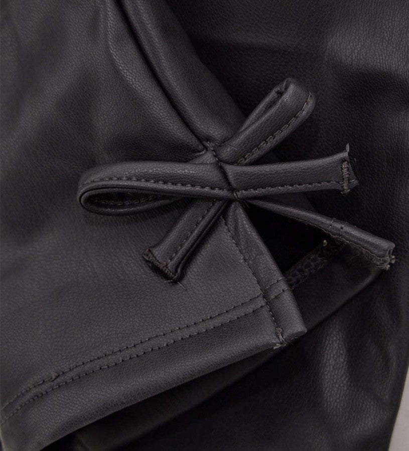 Eco-leather leggings