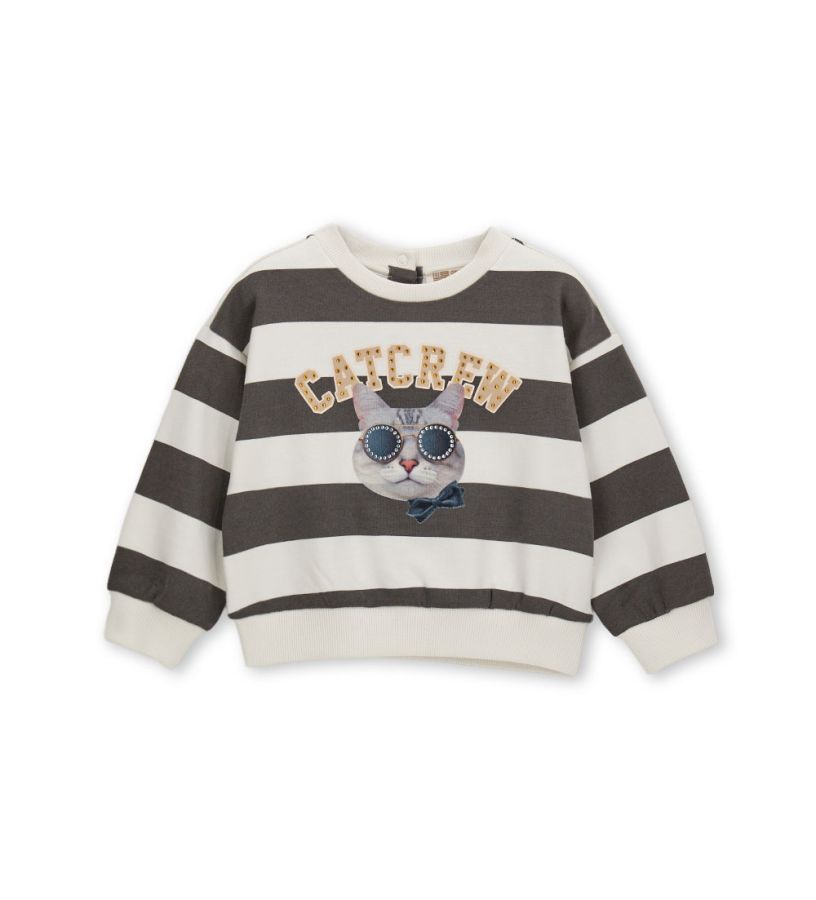 Sweatshirt with cat