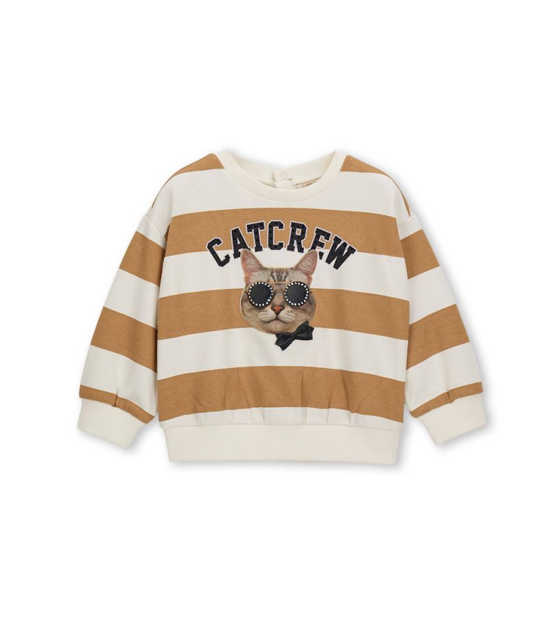 Sweatshirt with cat