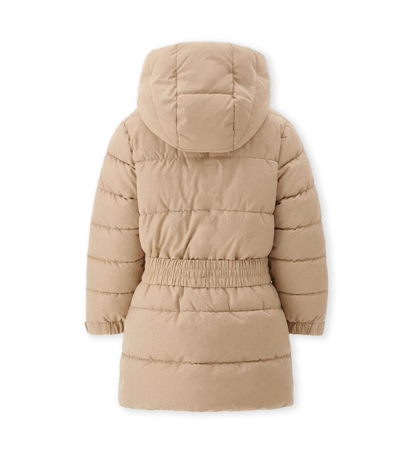Parka with pouch
