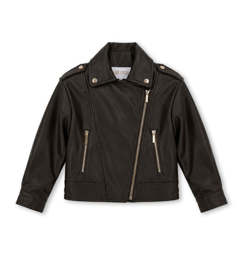Eco-leather nail jacket