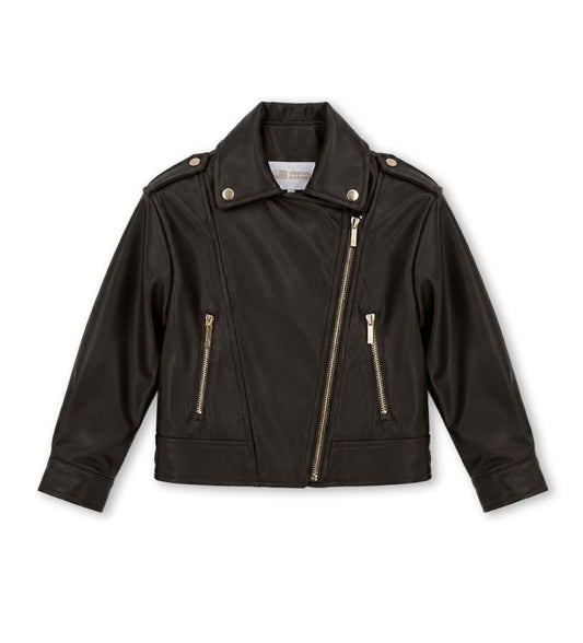 Eco-leather nail jacket