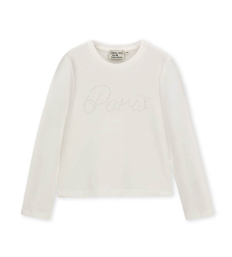 t-shirt with pearls