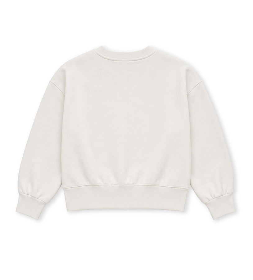 Sweatshirt with pearls