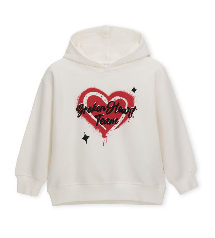 Sweatshirt with studs