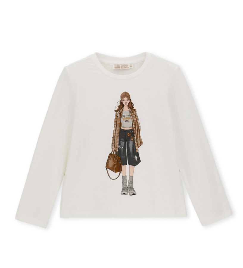 T-shirt with studs
