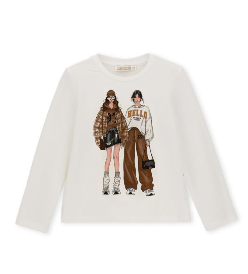 T-shirt with studs