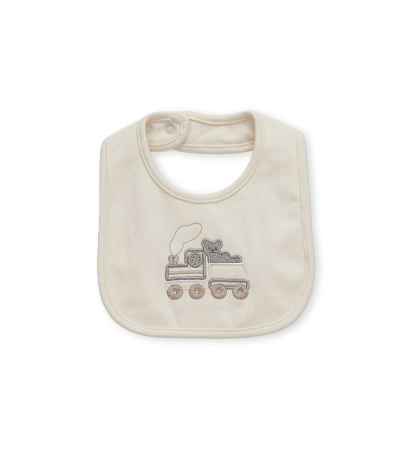 Bib with embroidery
