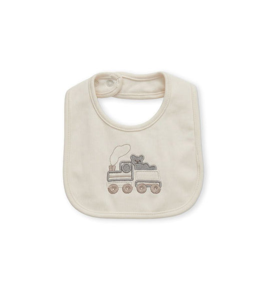 Bib with embroidery