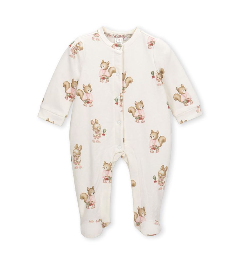 Allover print romper