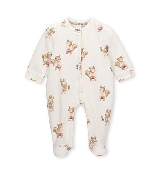 Allover print romper