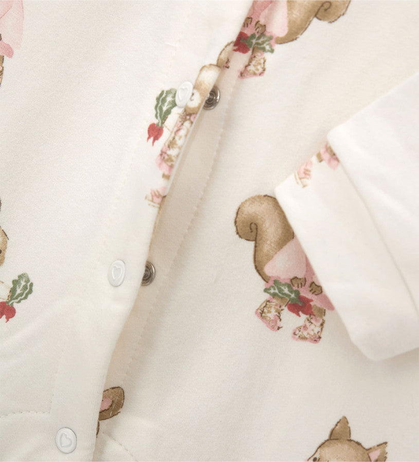 Allover print romper