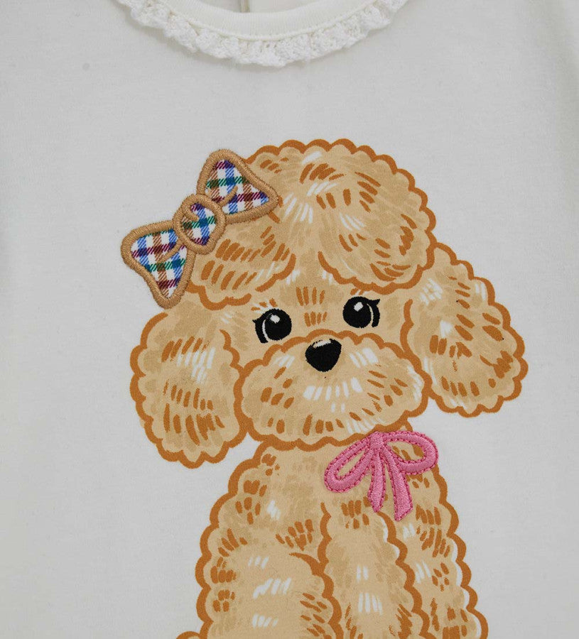 T-shirt with lace