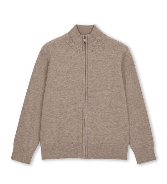 High neck pullover