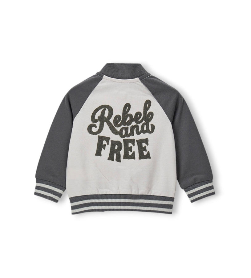 Bomber jacket with pockets